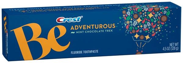 slide 1 of 1, Crest Be Adventurous Fluoride Toothpaste Mint Chocolate Trek, 4.5 oz