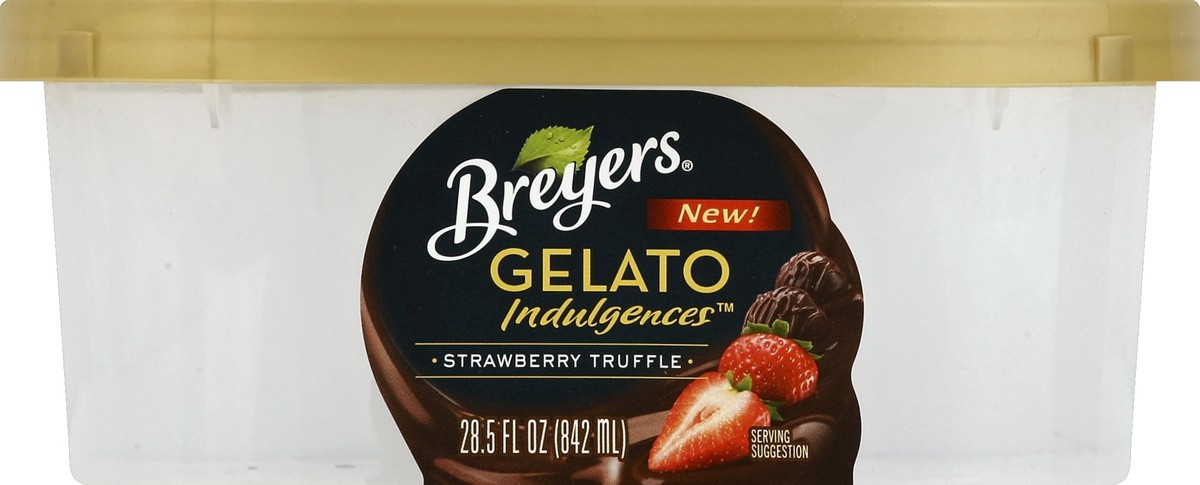 slide 2 of 4, Breyer's Breyers Gelato Indulgences Strawberry Truffle, 28.5 oz, 28.5 oz