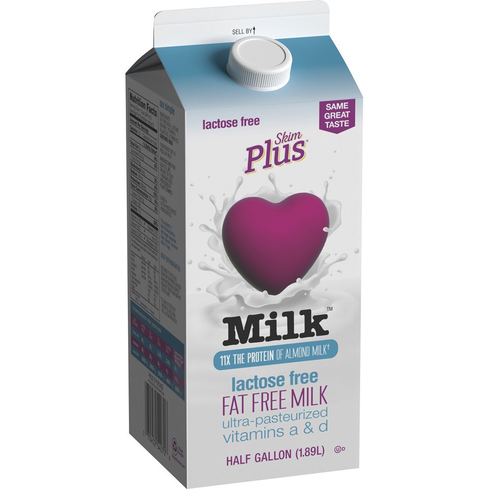 slide 2 of 8, Farmland Lactose-Free Skim Plus, 64 fl oz