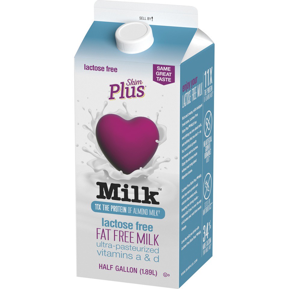 slide 3 of 8, Farmland Lactose-Free Skim Plus, 64 fl oz