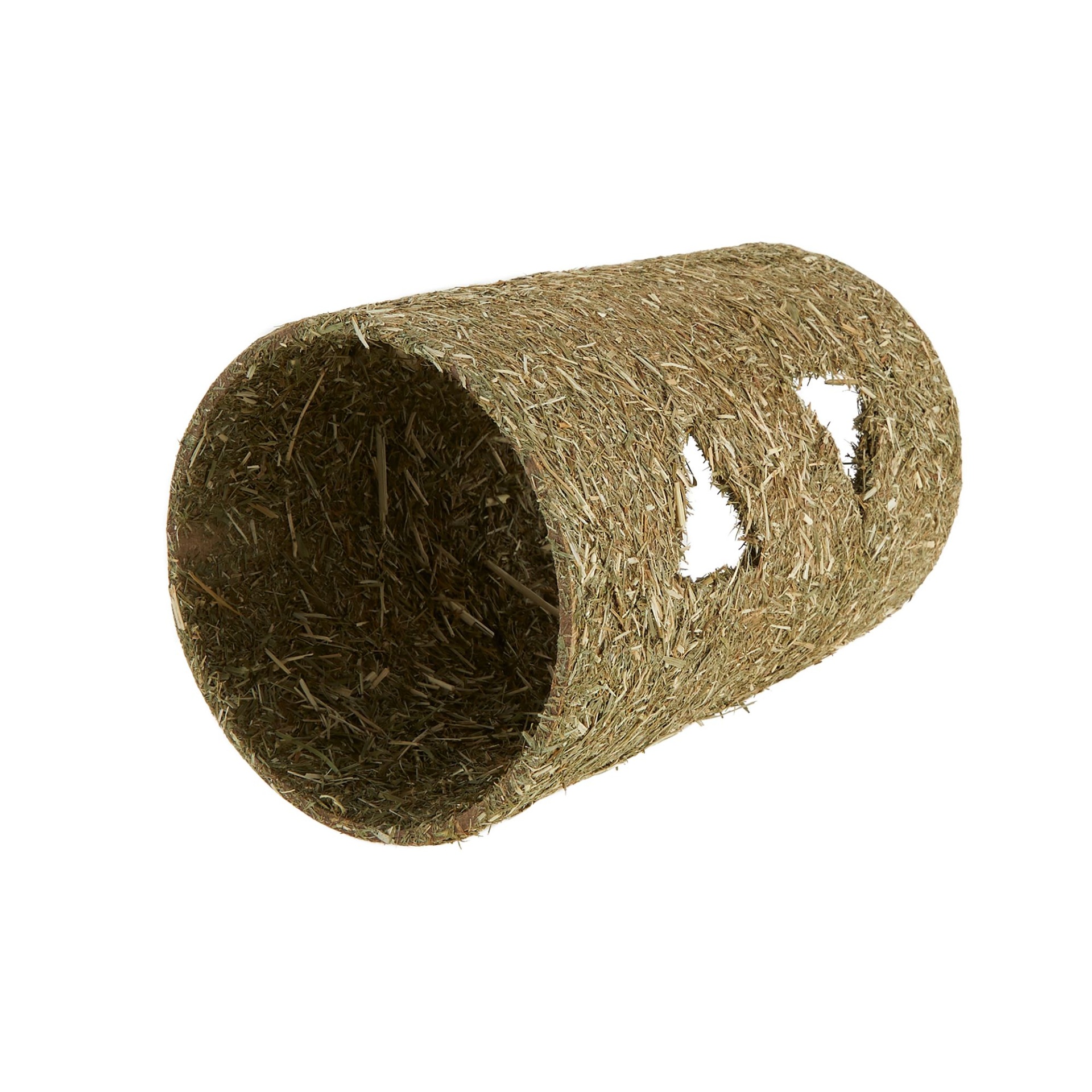 slide 1 of 1, Full Cheeks Small Pet Timothy Hay Tunnel & Hideaway, 1 ct