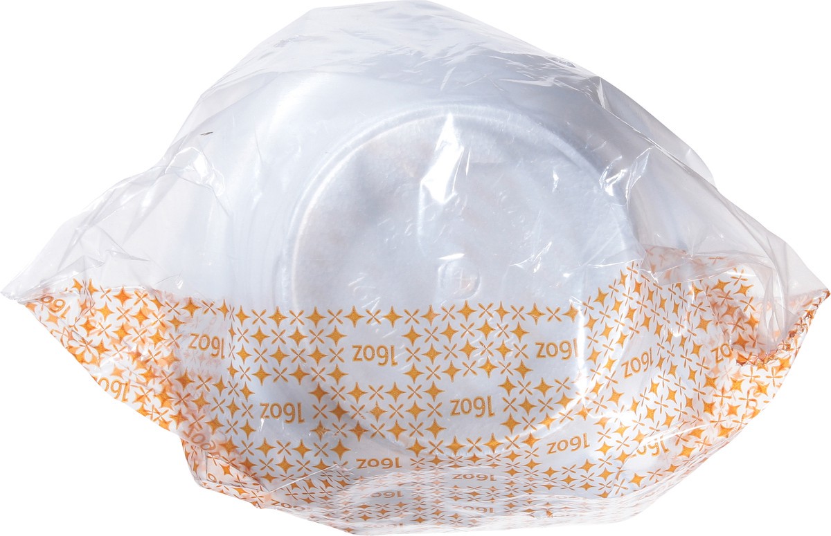 slide 12 of 12, Cb02 First Street Food Container Foam White 16 Oz (BULK), 25 ct