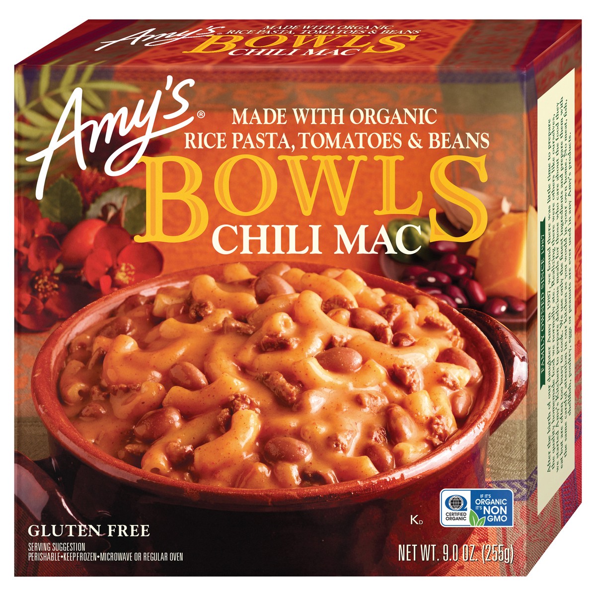 slide 5 of 9, Amy's Kitchen Chili Mac Bowl, 9 oz