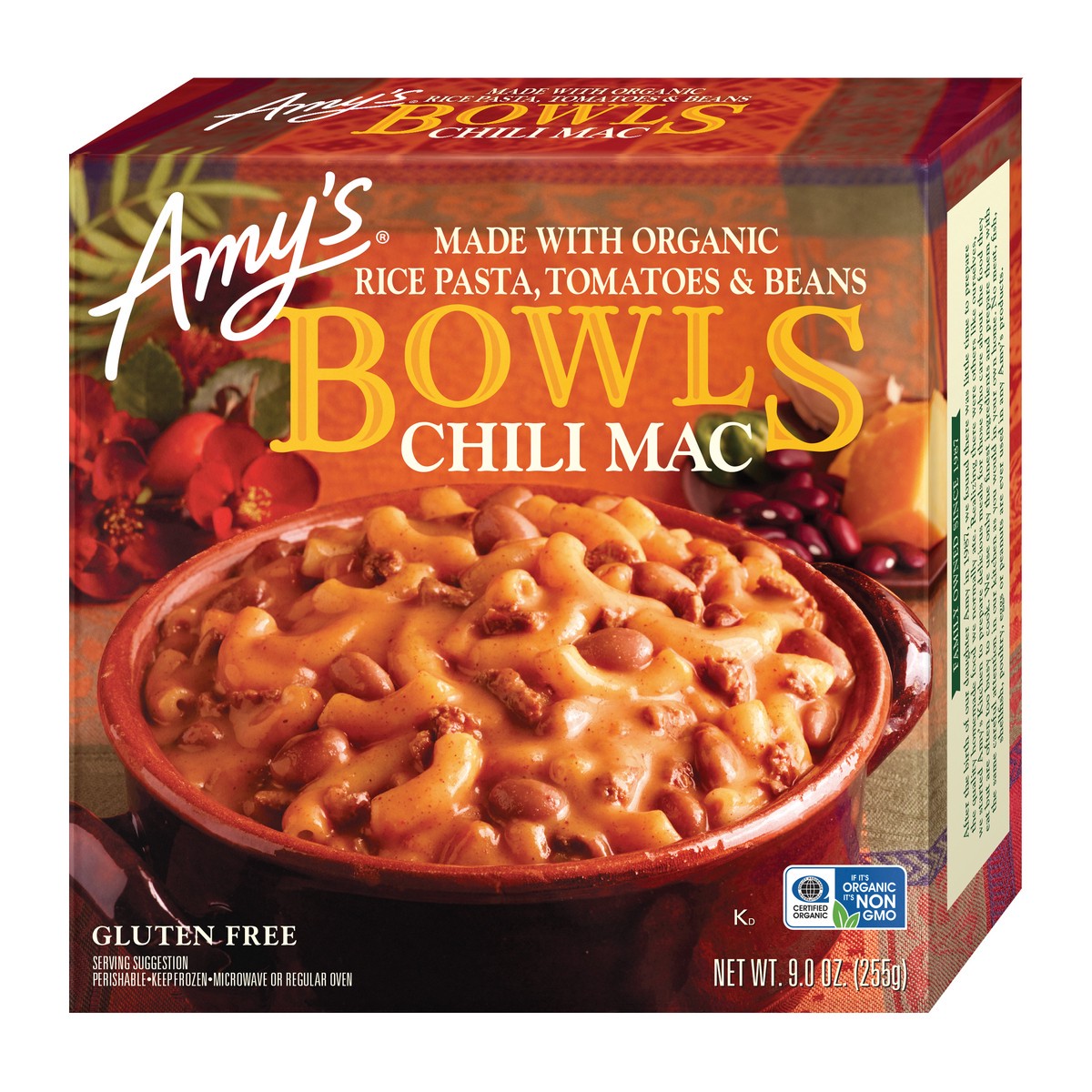 slide 3 of 9, Amy's Kitchen Chili Mac Bowl, 9 oz