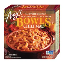 Amy's Organic Chili Mac Frozen Bowl - 9 oz