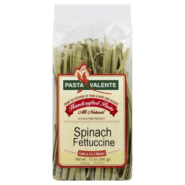 slide 1 of 1, Pasta Valente Spinach Fettuccine, 12 oz
