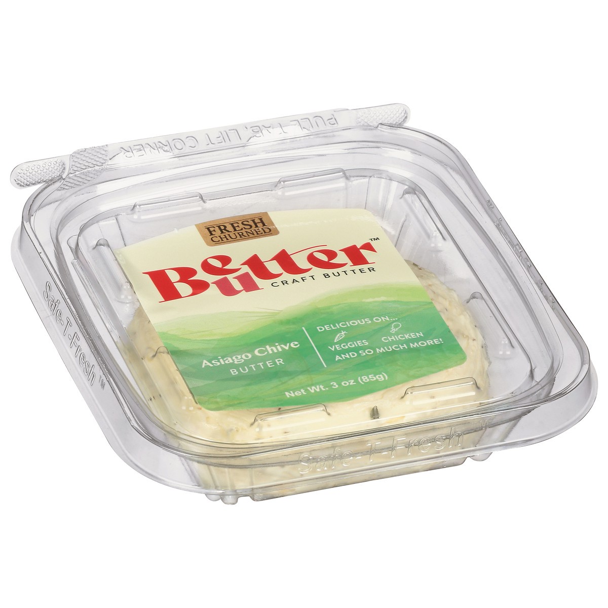 slide 2 of 9, Better Butter Asiago Chive Butter 3 oz, 3 oz