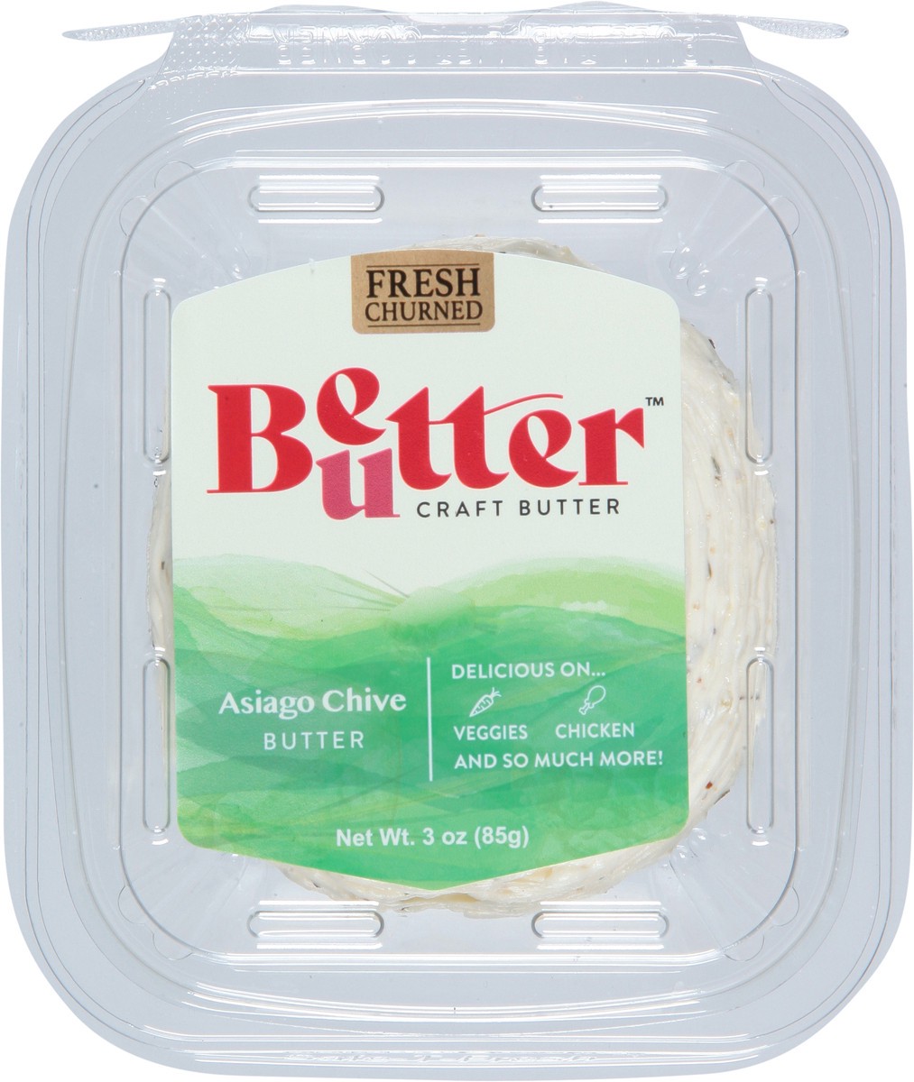 slide 6 of 9, Better Butter Asiago Chive Butter 3 oz, 3 oz