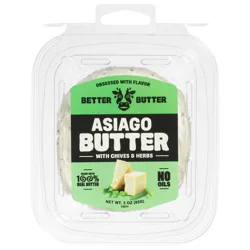 Better Butter Asiago Butter with Chives & Herbs 3 oz