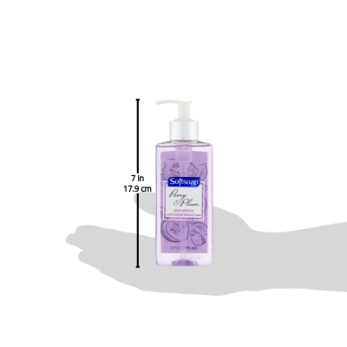 slide 7 of 9, Softsoap Decor Collection Peony & Plum Liquid Hand Soap, 10 oz