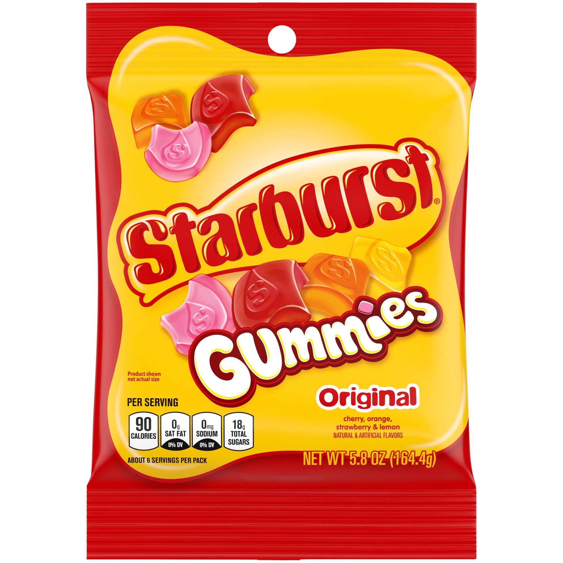 slide 1 of 5, Starburst Gummies Org Peg, 5.8 oz