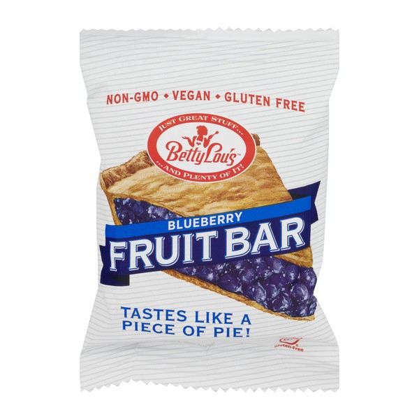 slide 1 of 1, Betty Lou's Blueberry Fruit Bar, 2 oz