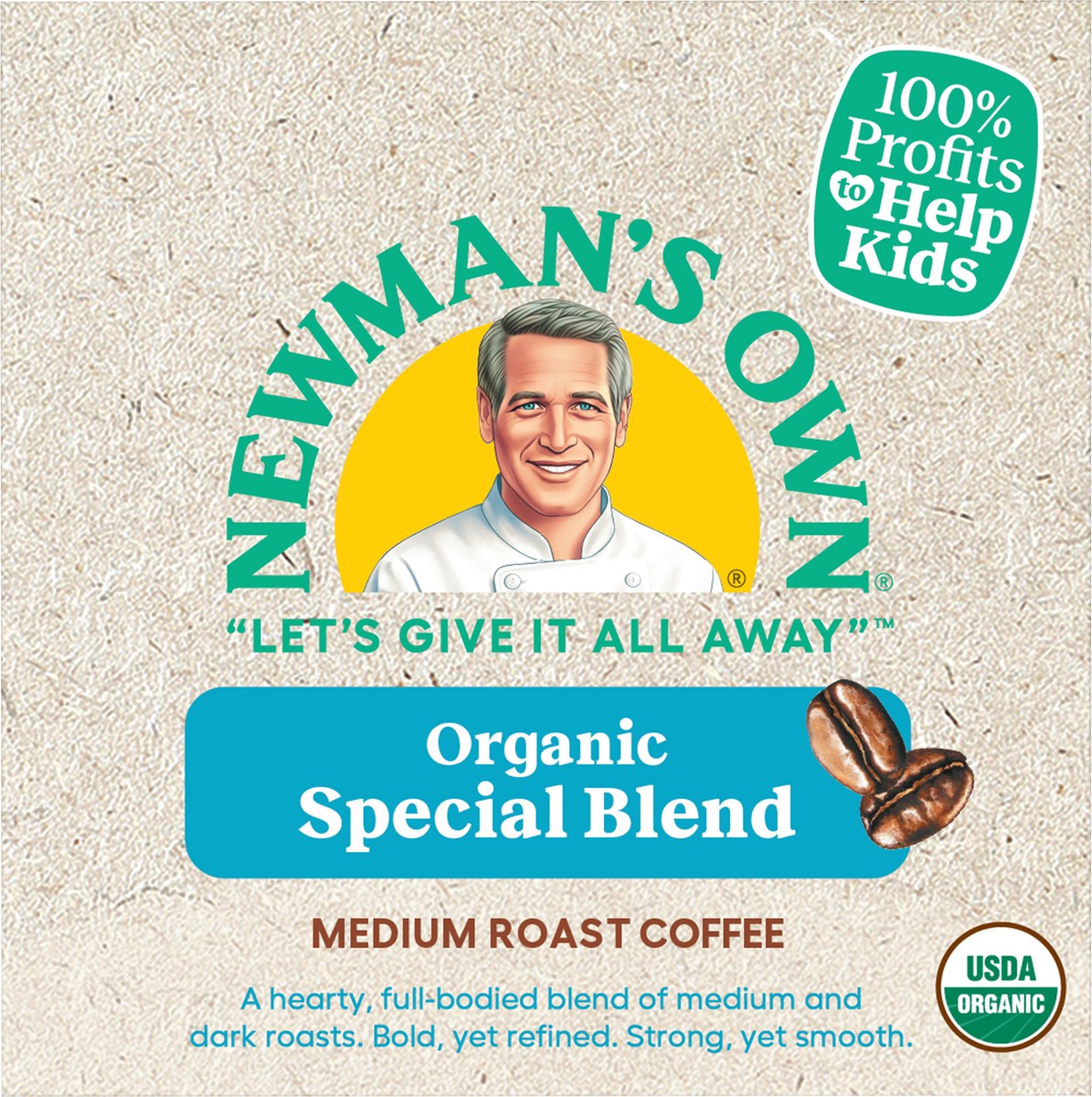 slide 10 of 10, Newman's Own Organics Special Blend Keurig Single-Serve K-Cup Pods, Medium Roast Coffee, 10 Count, 10 ct