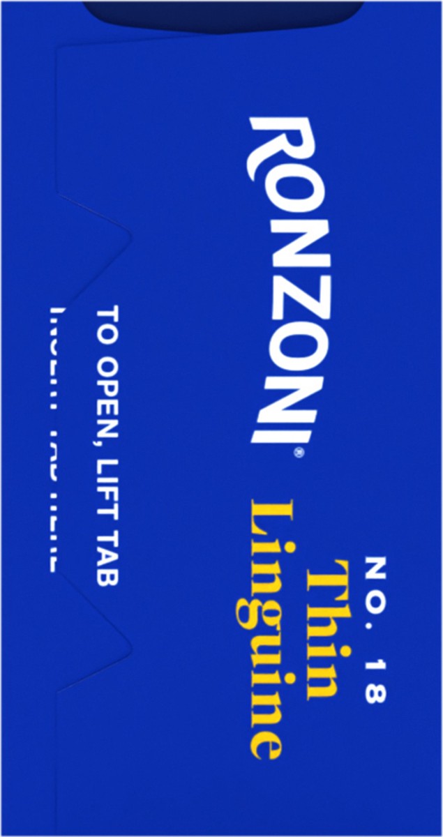 slide 7 of 9, Ronzoni Thin Linguine, 16 oz, Thin, Flat, Versatile Non-GMO Pasta, 1 lb