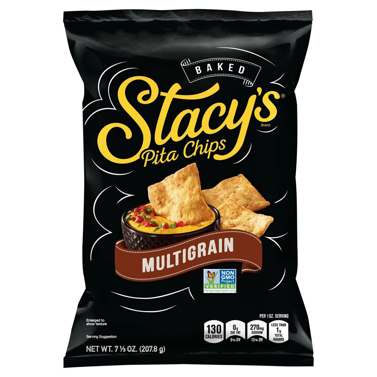 slide 1 of 3, Stacy's Pita Chips, 7.33 oz