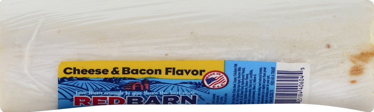 slide 2 of 5, Redbarn Red Barn Cheese & Bacon Filled Bone, 1 ct
