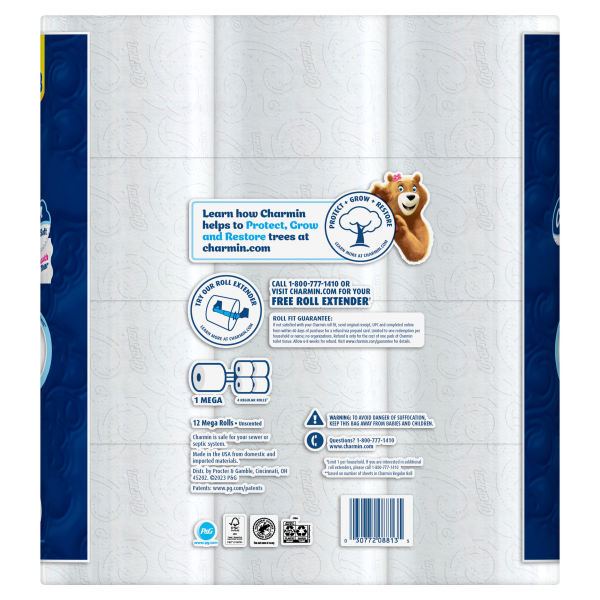 slide 8 of 29, Charmin Ultra Soft Toilet Paper 12 Mega Rolls, 224 Sheets Per Roll, 12 ct