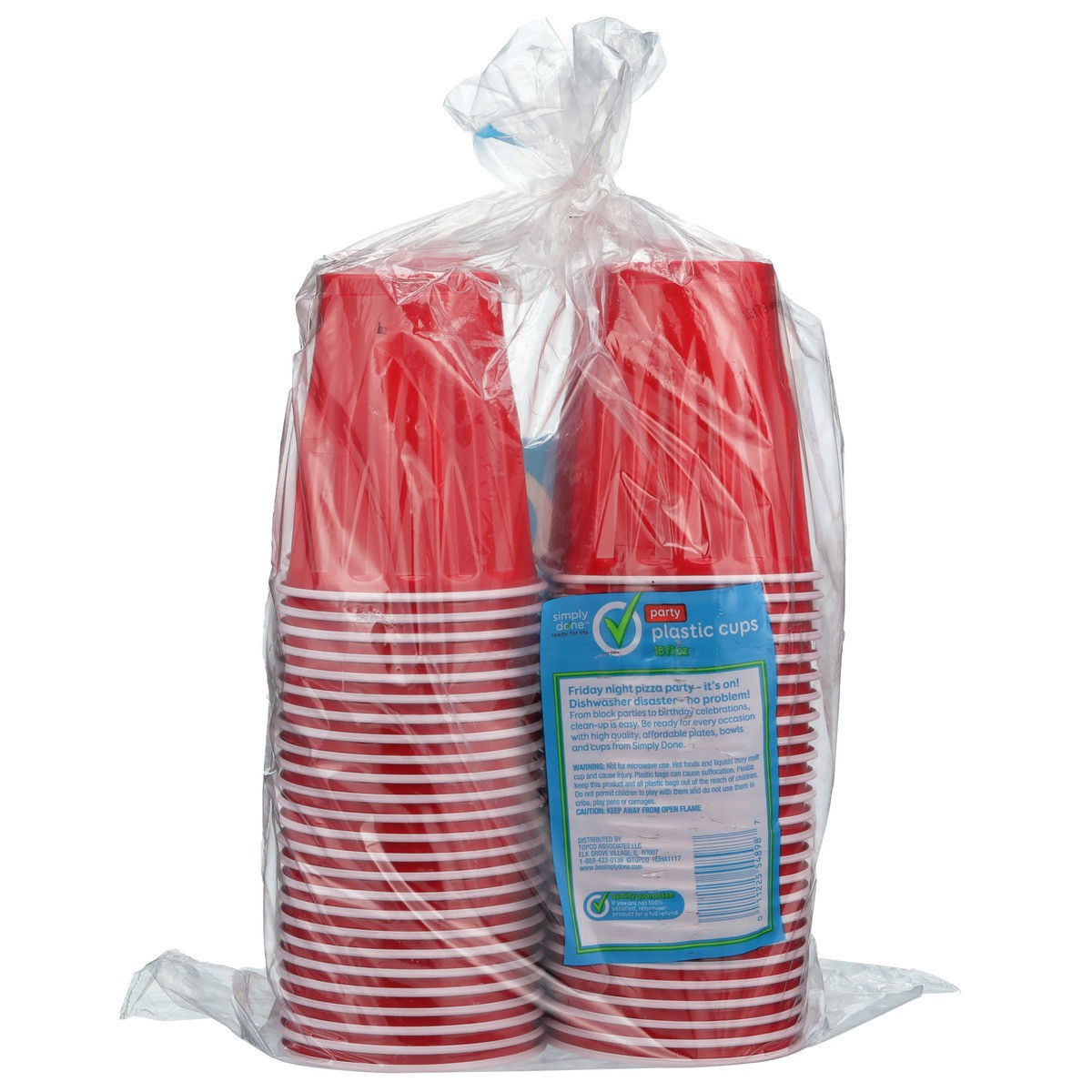 slide 6 of 9, Simply Done 18 fl oz Party Plastic Cups Big Pack 100 ea, 100 ct