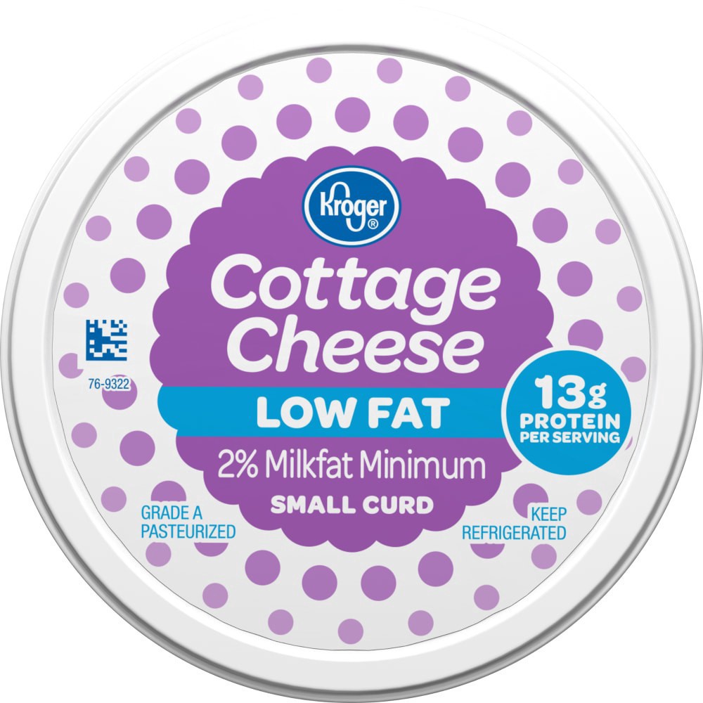 slide 5 of 5, Kroger 2% Lowfat Small Curd Cottage Cheese, 16 oz