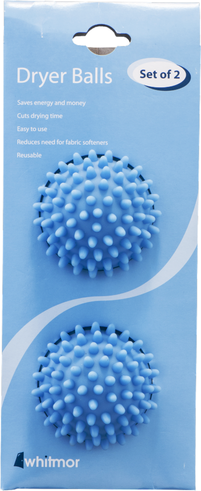 slide 3 of 3, Whitmor Drier Balls - Blue, 2 ct