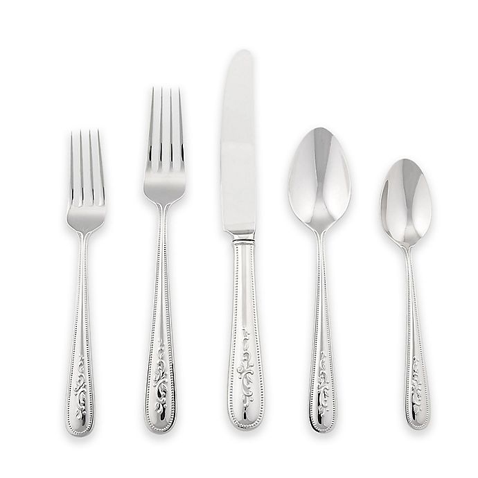 slide 1 of 1, Lenox Opal Innocence Flatware Set, 20 ct