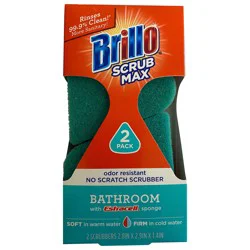 Brillo Scrub Max Bath 2Ct