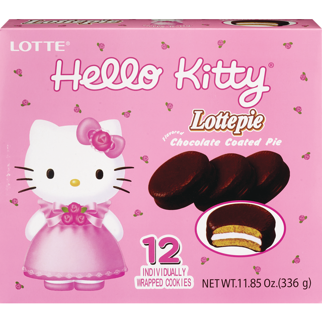 slide 1 of 1, Hello Kitty Lotte Lottepie, 11.85 oz