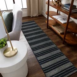 Mohawk Tampico Stripe Navy 20x60