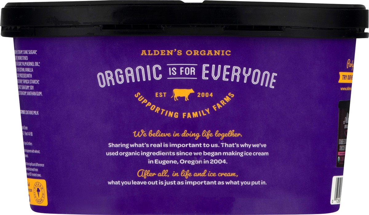 slide 5 of 9, Aldens Organic Organic Chocolate Chip Ice Cream, 48 fl oz