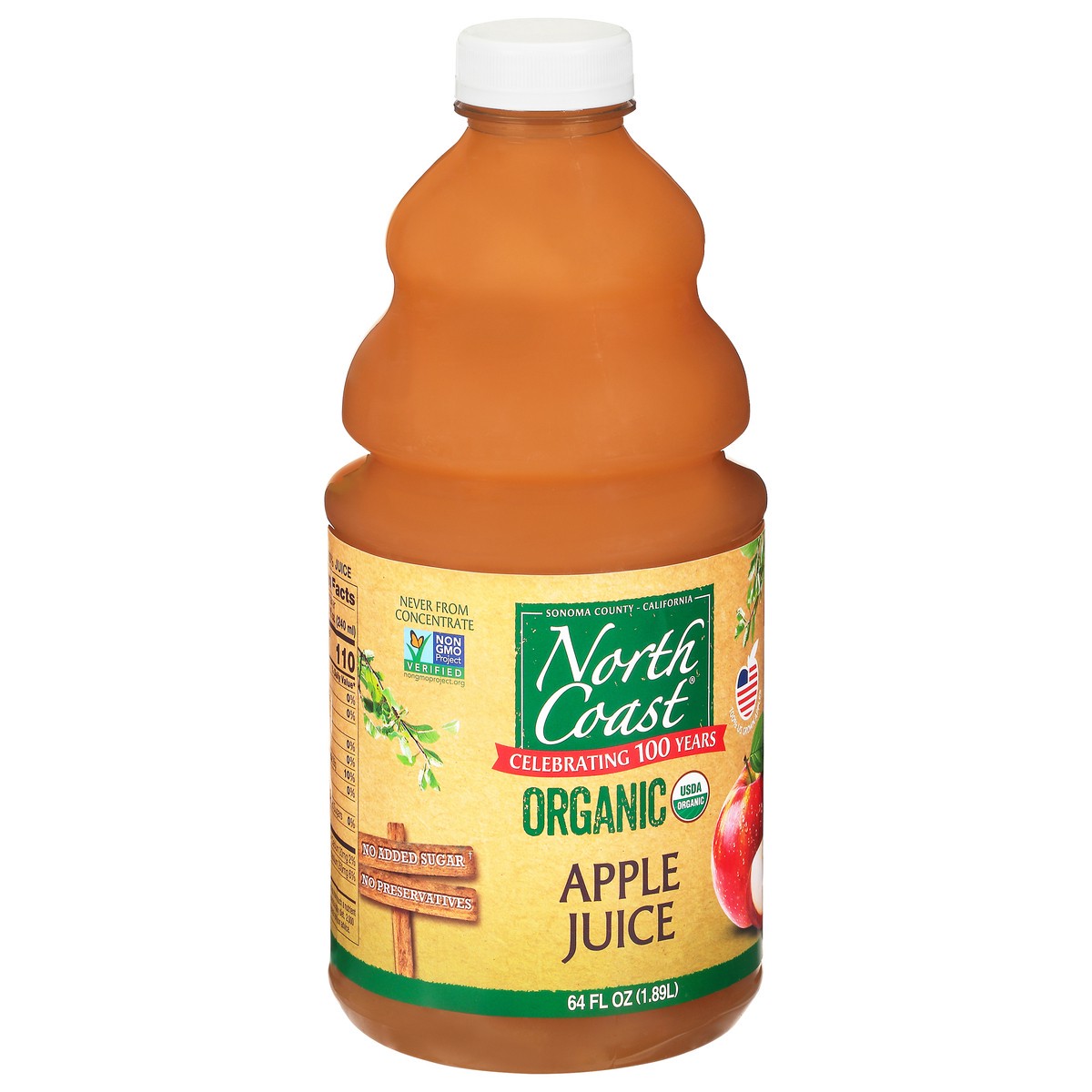 slide 7 of 14, North Coast Organic Apple Juice - 64 fl oz, 1 ct