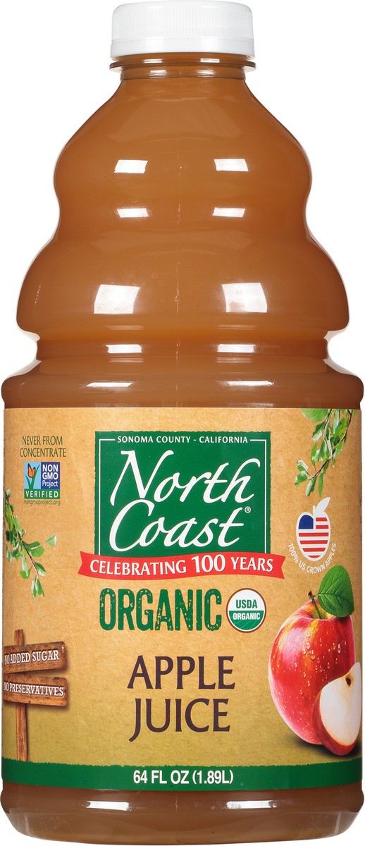 slide 14 of 14, North Coast Organic Apple Juice - 64 fl oz, 1 ct
