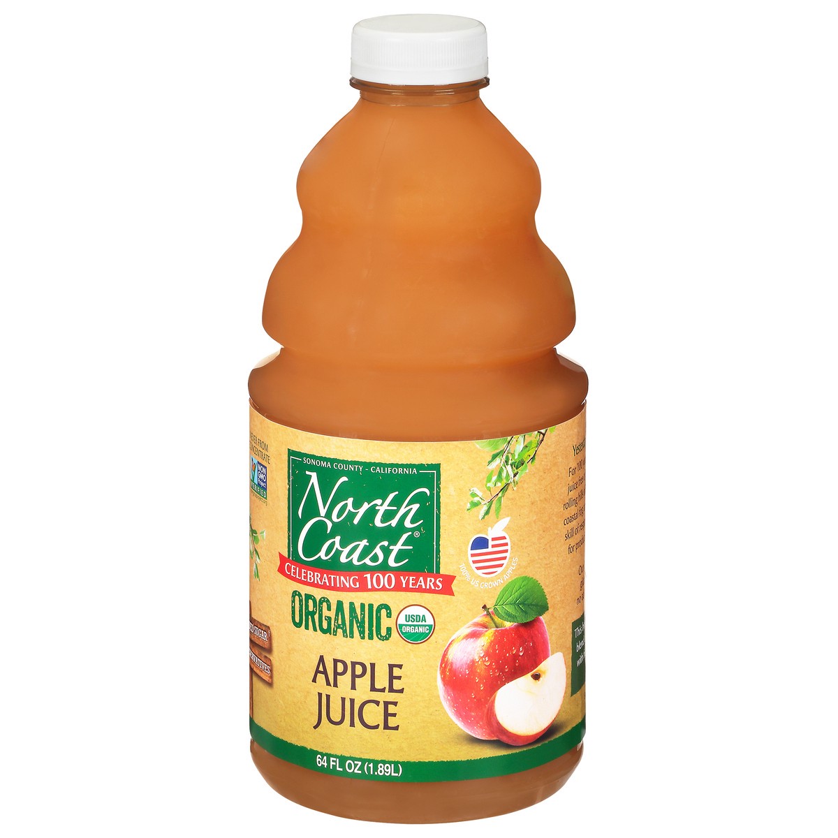 slide 9 of 14, North Coast Organic Apple Juice - 64 fl oz, 1 ct
