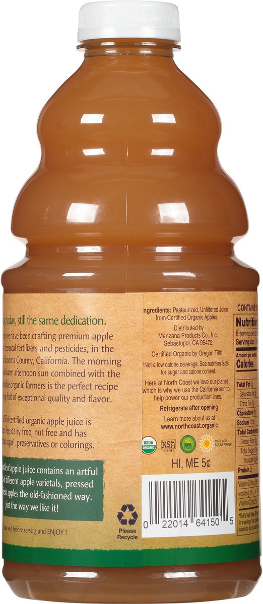 slide 8 of 14, North Coast Organic Apple Juice - 64 fl oz, 1 ct