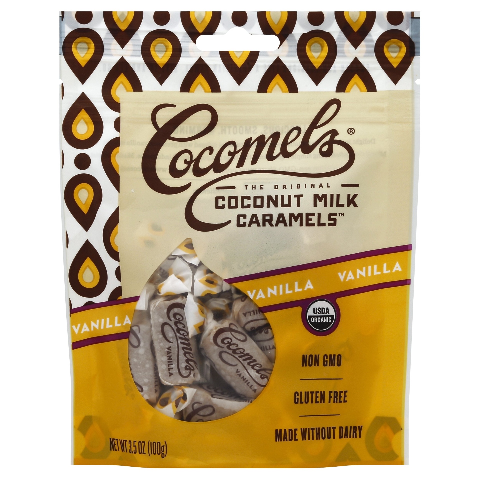 slide 1 of 1, Cocomel's Vanilla Coconut Milk Caramels, 3.5 oz
