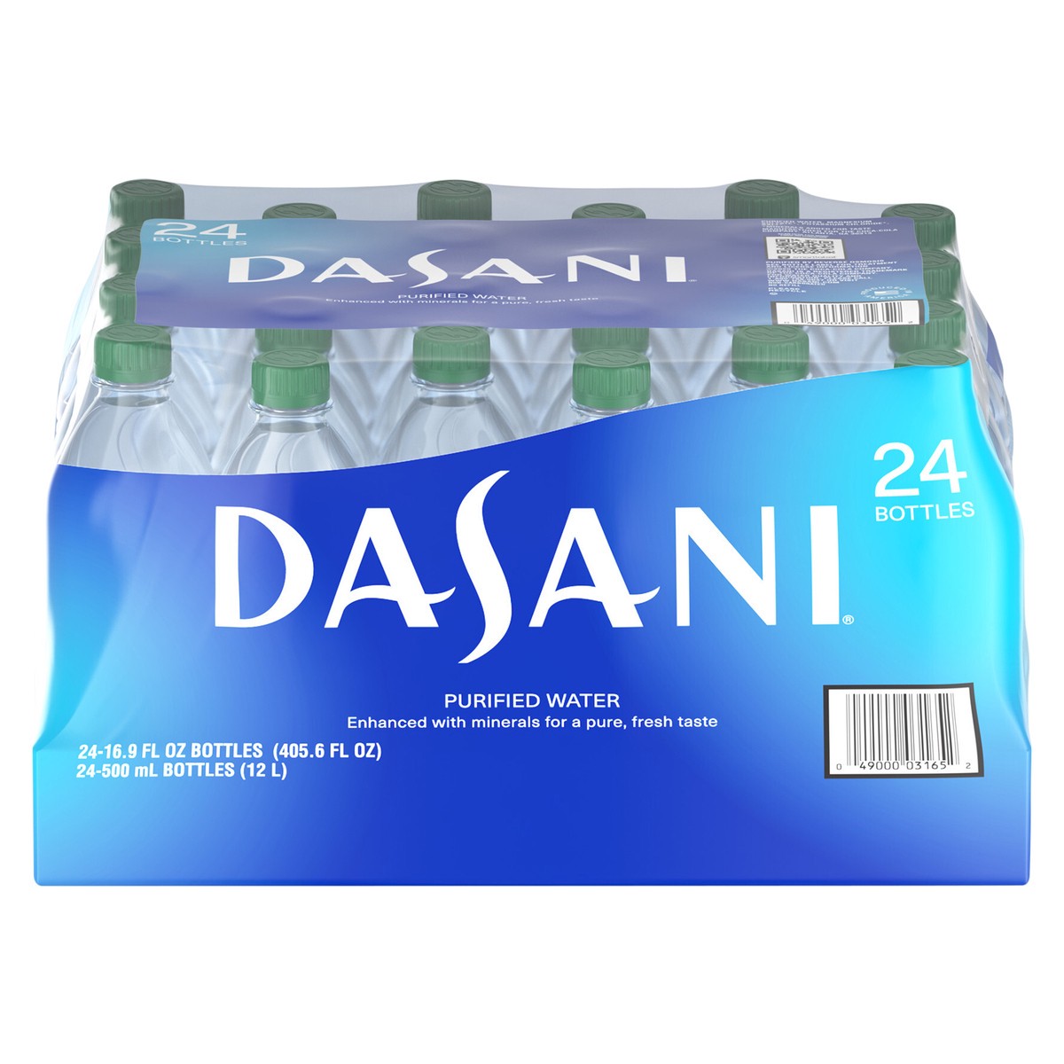 slide 1 of 2, DASANI Purified Water Bottles, 16.9 fl oz, 24 Pack, 24 ct
