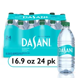 DASANI Purified Water Bottles Enhanced with Minerals, 16.9 fl oz, 24 Pack