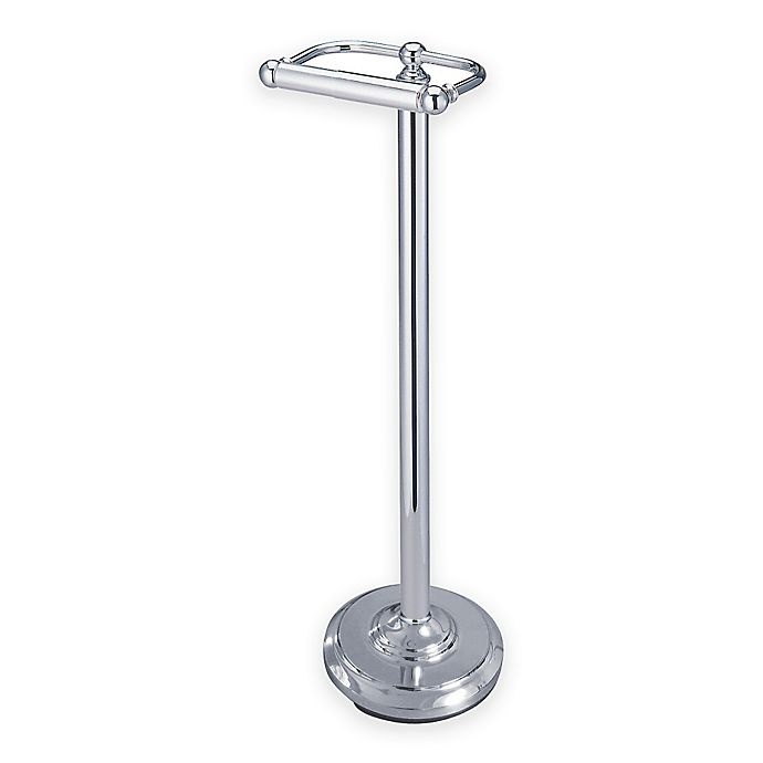 slide 1 of 3, Kingston Brass Pedestal Toilet Paper Holder - Chrome, 1 ct