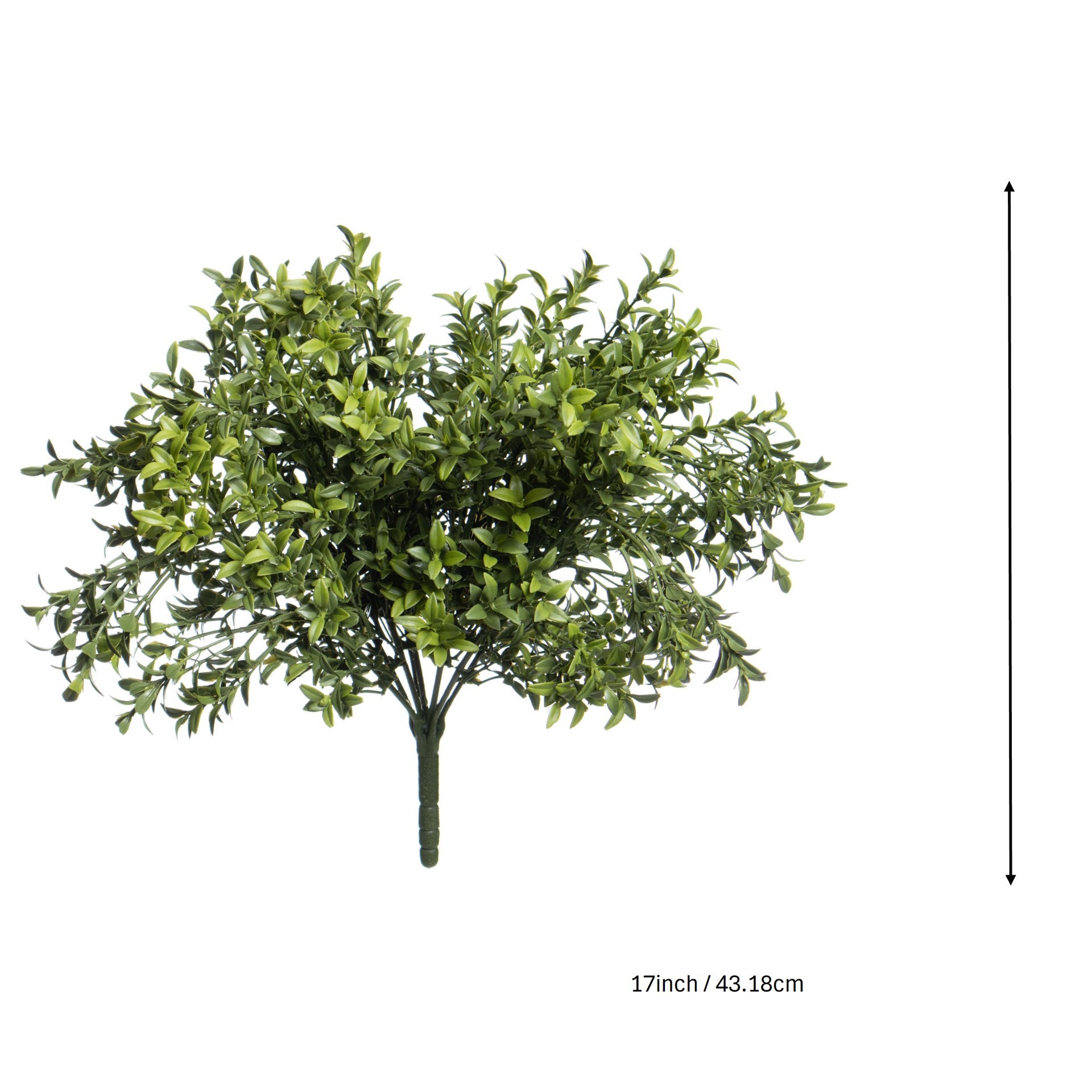 slide 2 of 3, 17" Green Boxwood Uv Resistant Bush By Ashland, 10 in x 10 in x 17 in