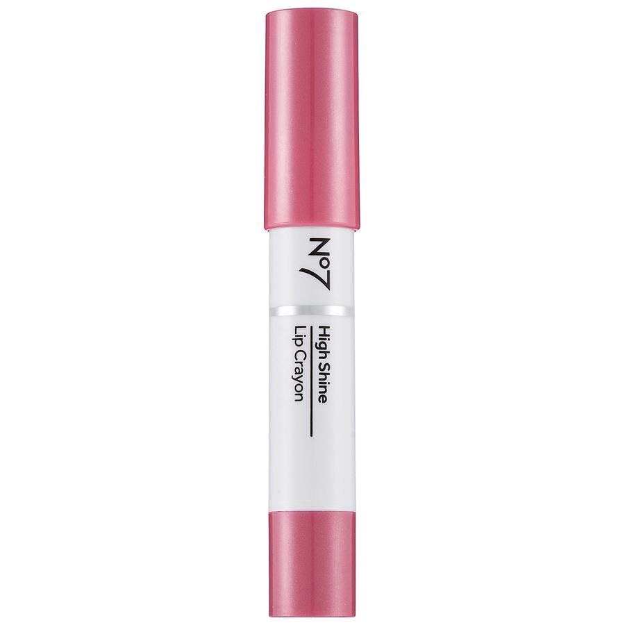slide 5 of 5, No7 High Shine Lip Crayon - Rosy Blush, 0.1 oz