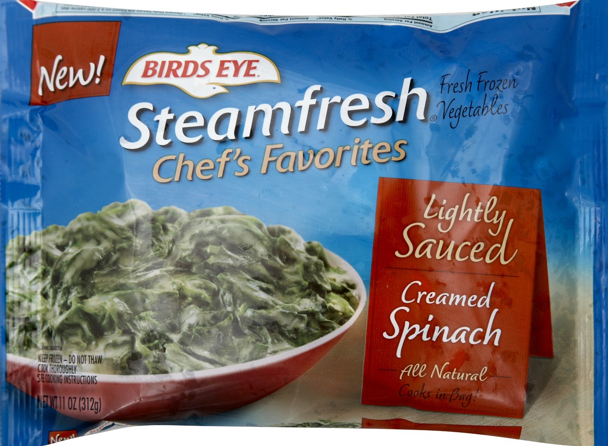 slide 5 of 5, Birds Eye Creamed Spinach 11 oz, 11 oz