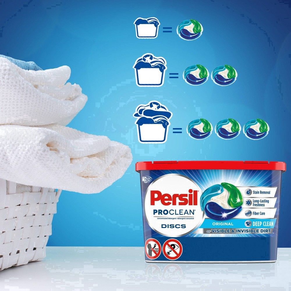 slide 25 of 88, Persil Discs Laundry Detergent Pacs Original - 40ct/35.2oz, 40 ct; 35.2 oz
