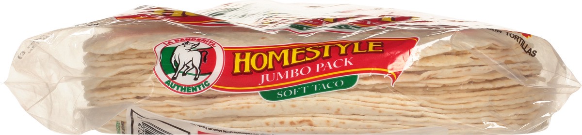 slide 6 of 14, La Banderita Homestyle Jumbo Flour Tortillas, 24 ct; 50.8 oz