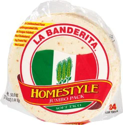 La Banderita Homestyle Jumbo Flour Tortillas