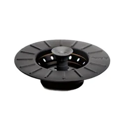 Tovolo Collapsible Stopper & Strainer - Charcoal