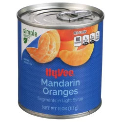 Hy-vee Mandarin Oranges Segments In Light Syrup
