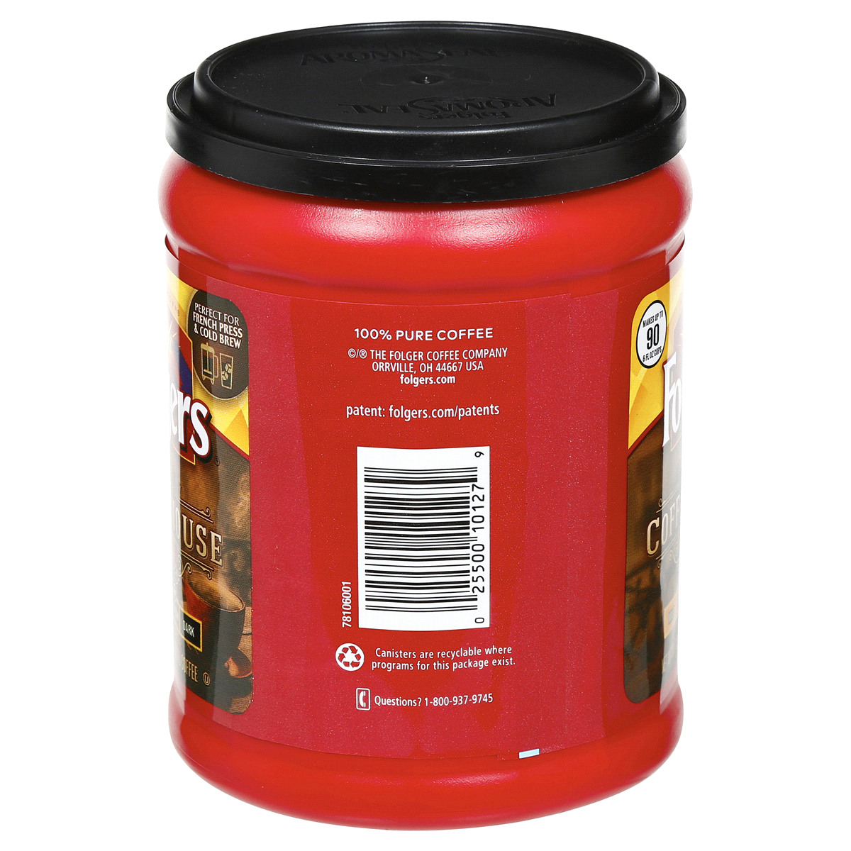 slide 2 of 3, Folgers Coffee House Blend Ground Coffee, 10.8 oz