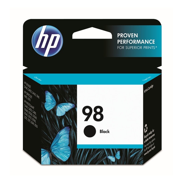 slide 1 of 1, Hp 98 Original Ink Cartridge - Black, 1 ct