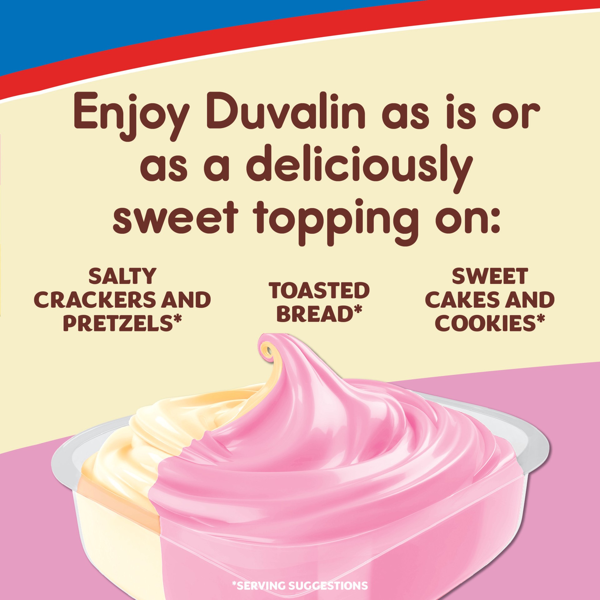 slide 5 of 5, Duvalin Strawberry and Vanilla Flavored Candy, 9.52 oz