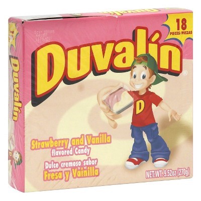 slide 1 of 5, Duvalin Strawberry and Vanilla Flavored Candy, 9.52 oz