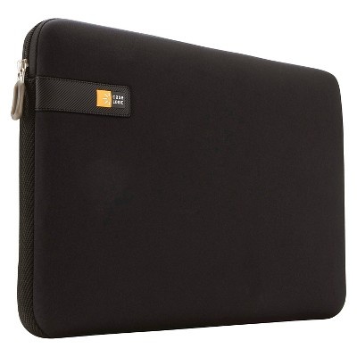 slide 1 of 1, Case Logic Black Laptop Sleeve LAPS-111, 11 in